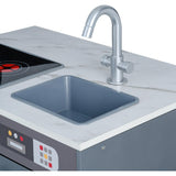 Little Chef Milano Classic Kids Kitchen Playset With 10 Accessories