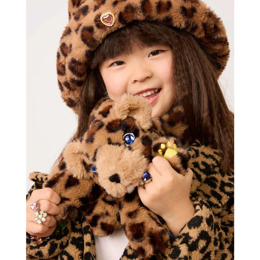 Jungle Jeweled Leopard Scarf