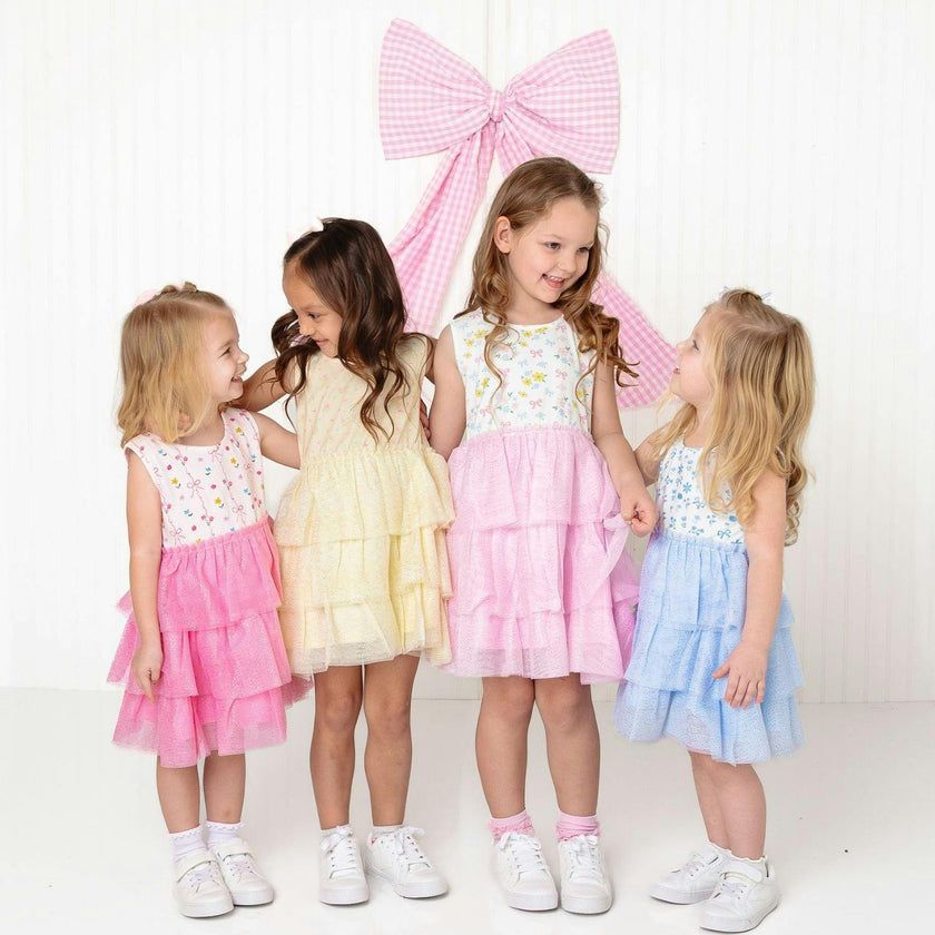 Sweet Floral Tank Tutu Dress