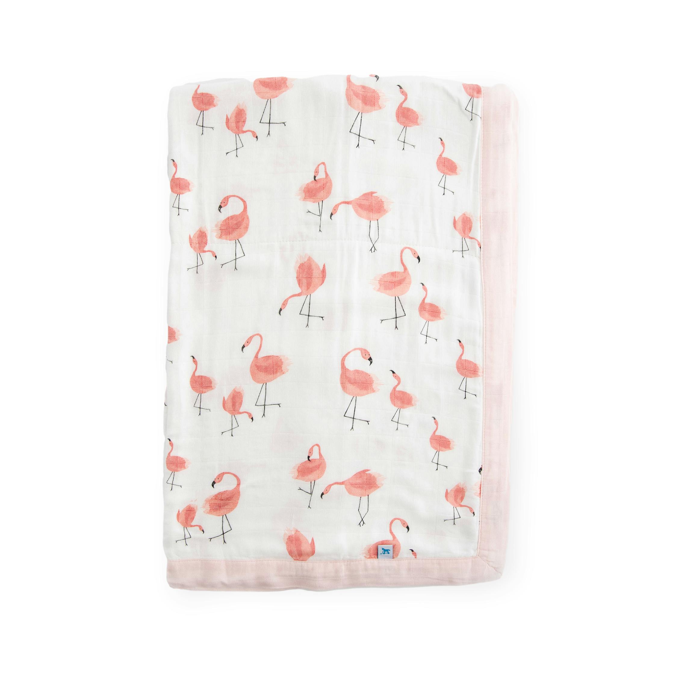 Deluxe Muslin Baby Quilt - Pink Ladies