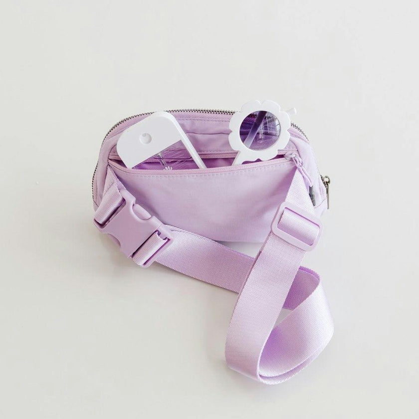 Pearl Heart Patch Belt Bag