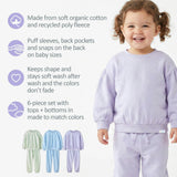 CARI 6-Piece Puff Sleeve Sweatsuit