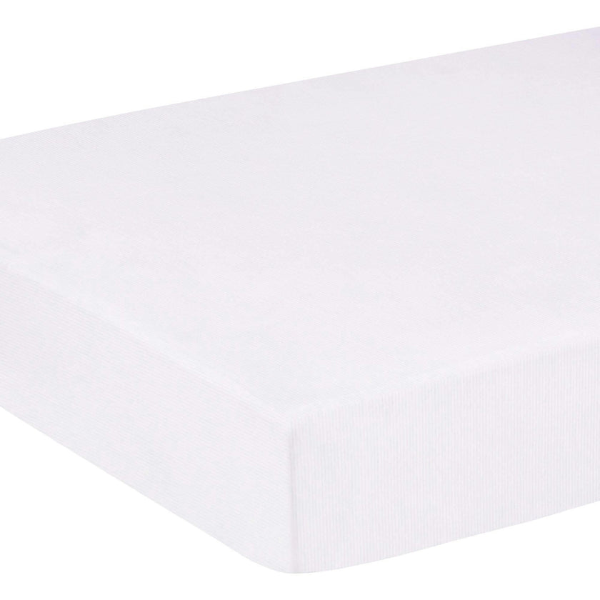 Pima Crib Sheet - Light Pink Signature Stripe