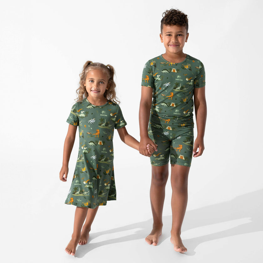 Jurassic Park: Safari Kids Pajama Short Set