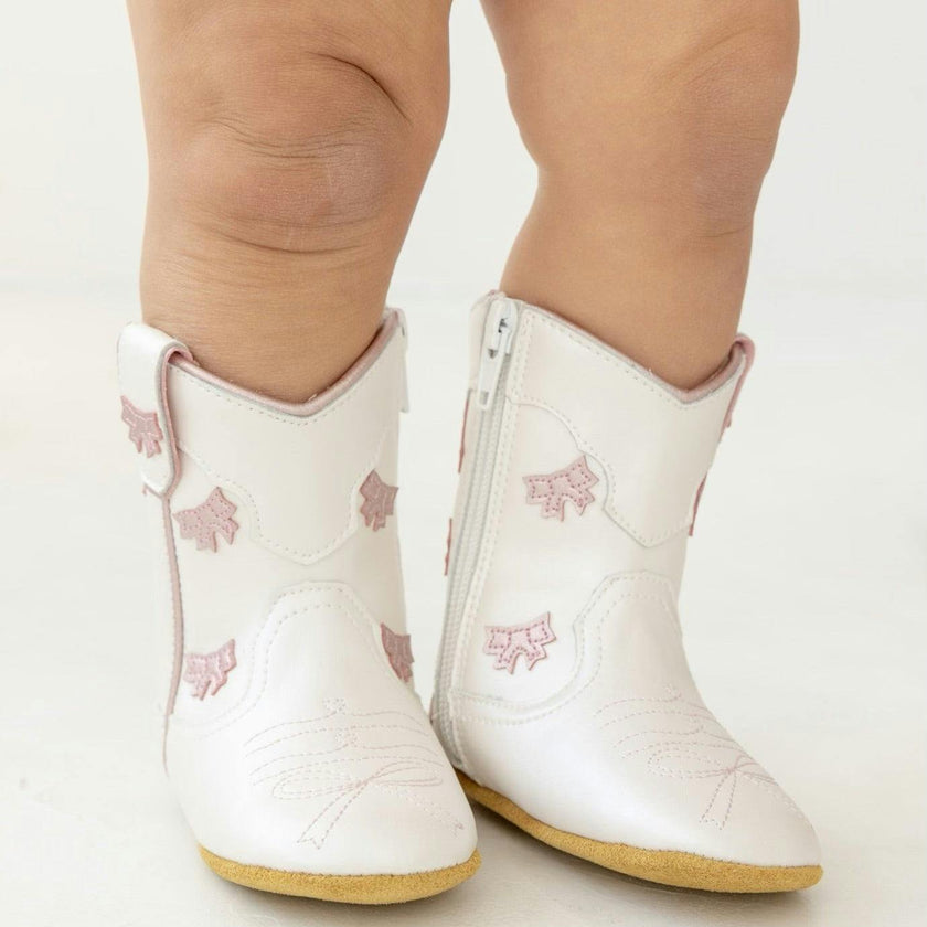 Cowgirl Bow Baby Bootie