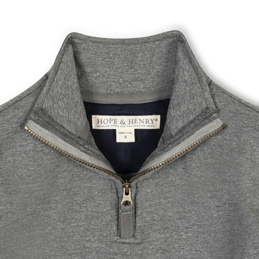 Organic French Terry Half-Zip