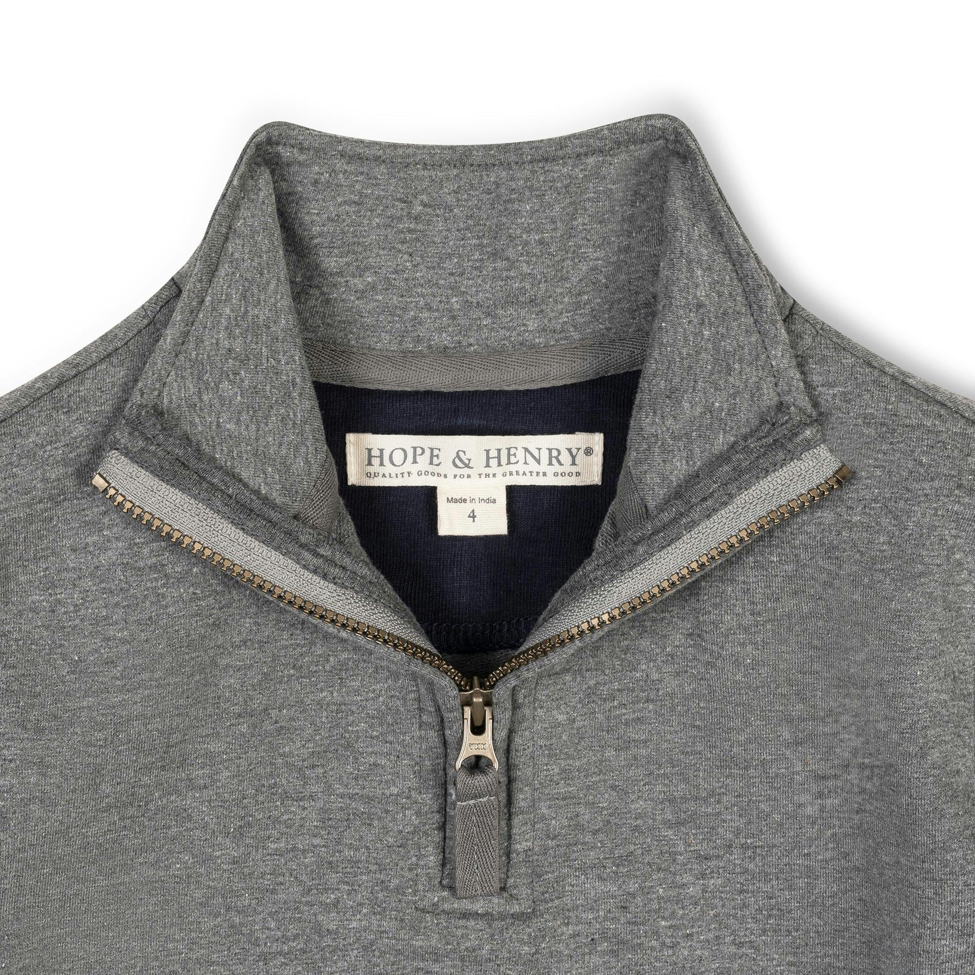 Organic French Terry Half-Zip
