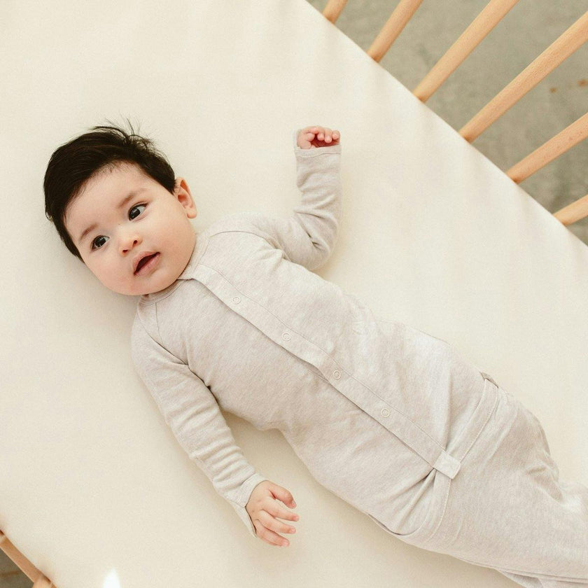 24 HOUR CONVERTIBLE GOWN | STORM GRAY — Bamboo Organic Cotton Blend, Preemie–6M