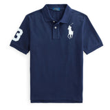 Navy Logo Patch Jr Polo