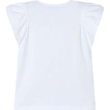 Cotton Blue Floral Detail T-Shirt
