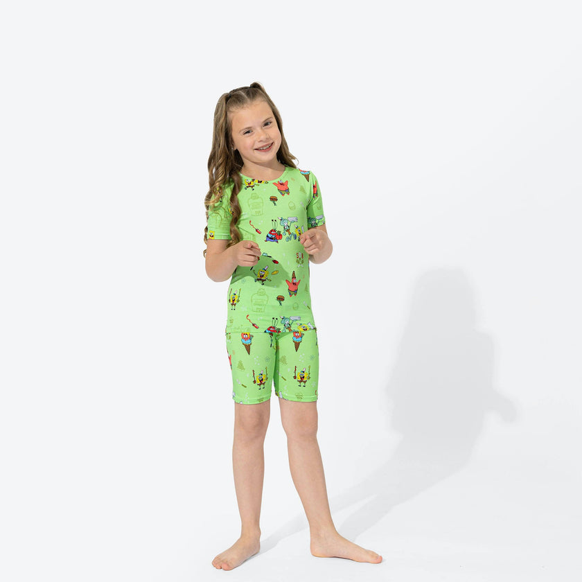 SpongeBob SquarePants: Foodie Bamboo Kids Pajama Short Set