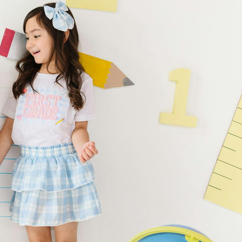 First Grade Pearl Patch Short Sleeve T-Shirt