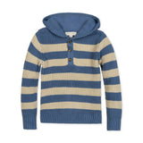 Organic Henley Sweater Hoodie
