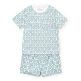 Charles Boys' Short Set - Golf Crest Blue