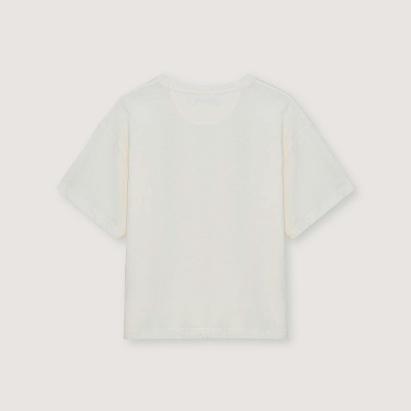 TNS Logo Woman T-Shirt Ecru