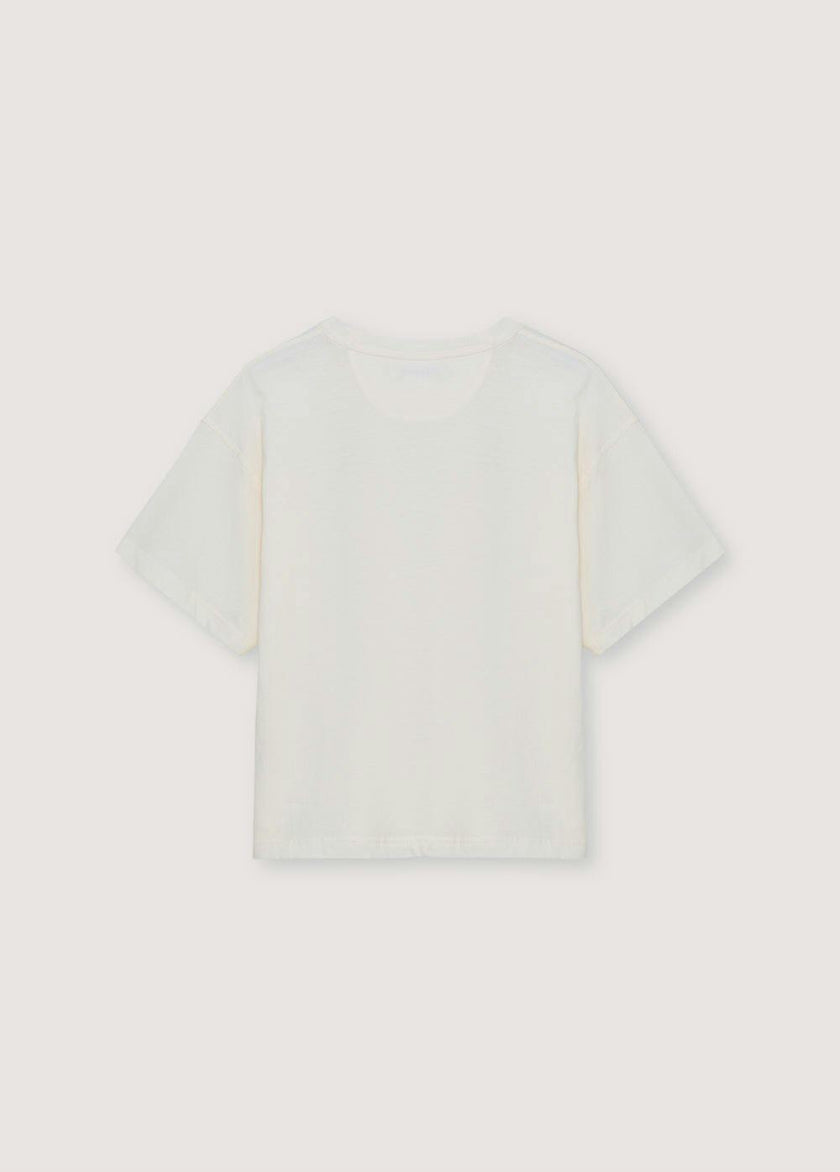 TNS Logo Woman T-Shirt Ecru
