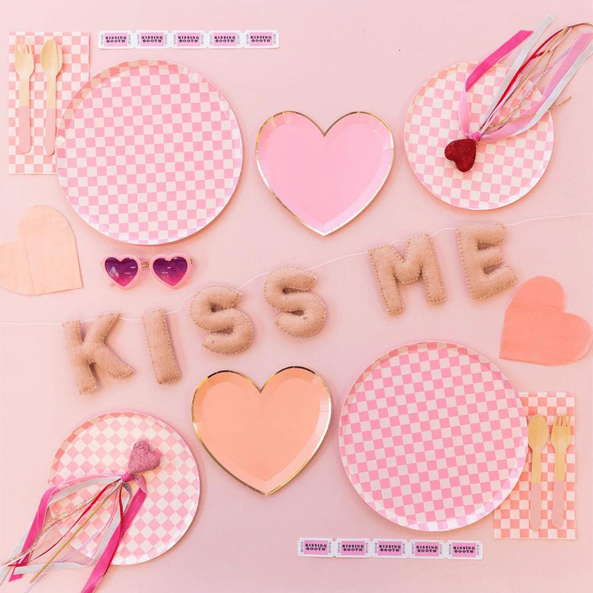 Kiss Me Wool Felt Garland