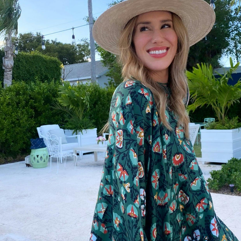 Zinnia Sun Hat - Wide & Short Lace Eyelet Ribbon