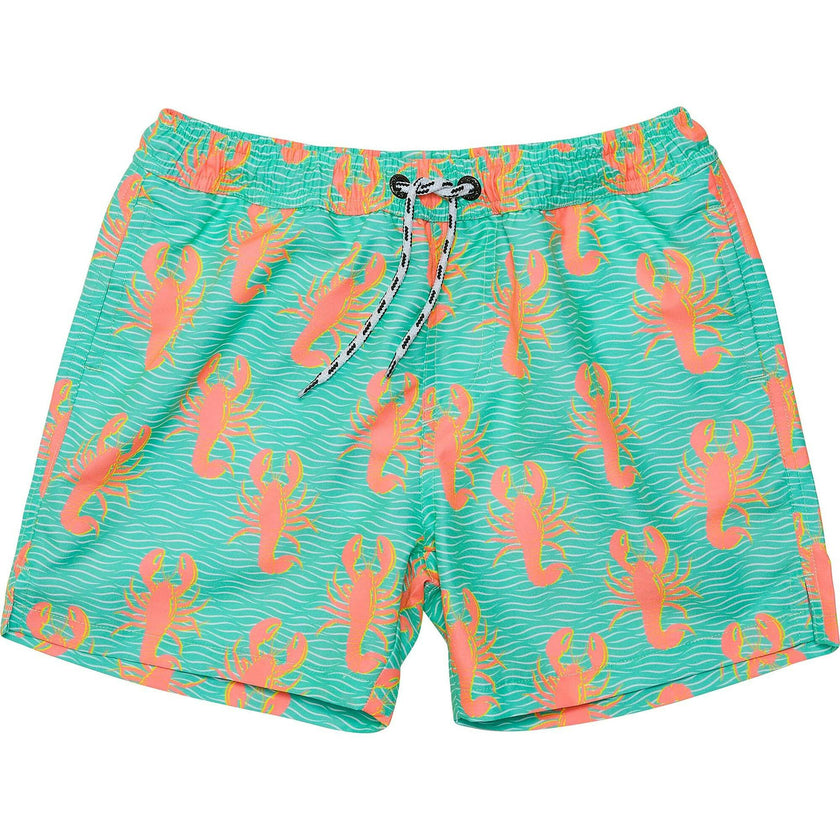 Sustainable Comfort Lined Drawstring Swim Short