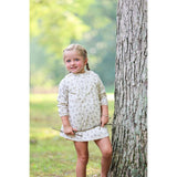 Winter Forest Long Sleeve Drop Shoulder Comfort Fit Dress