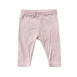 Girls Basic Leggings in Misty Rose