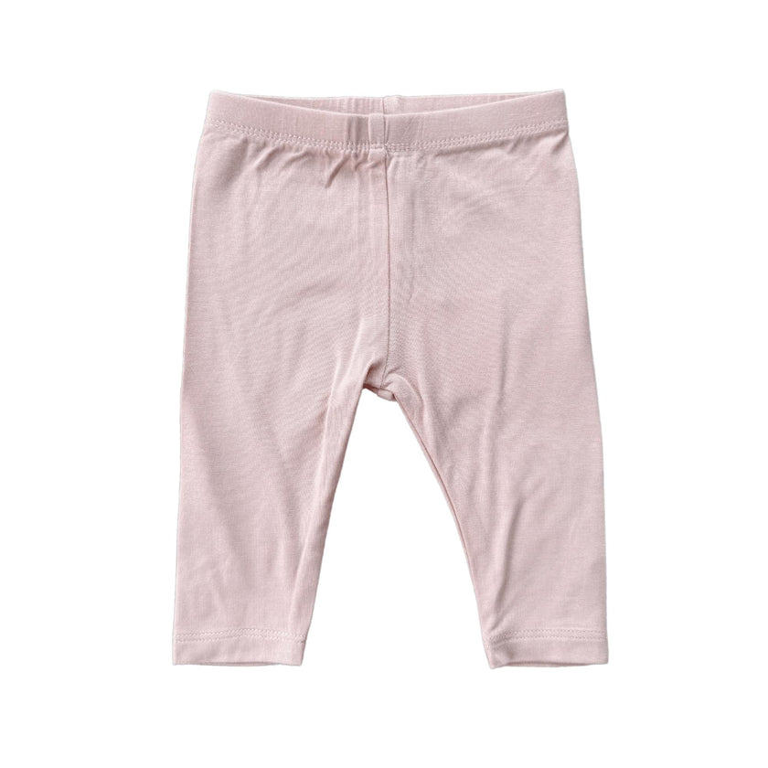 Girls Basic Leggings in Misty Rose