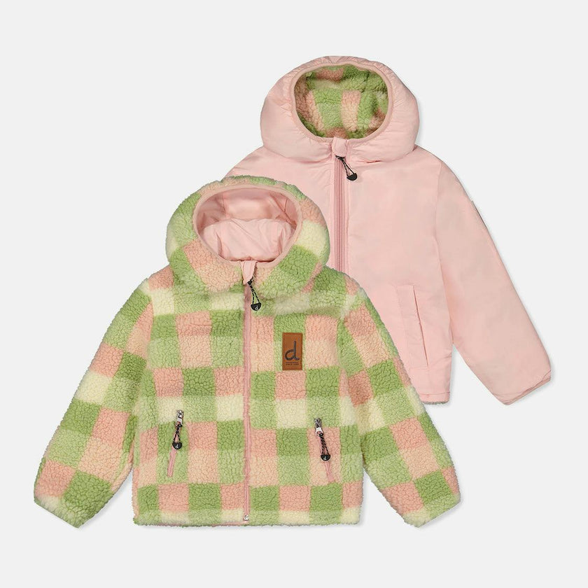 Reversible Mid-Season Jacket Pale Dusty Pink