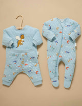 Quilted Growsuit Dragon Print