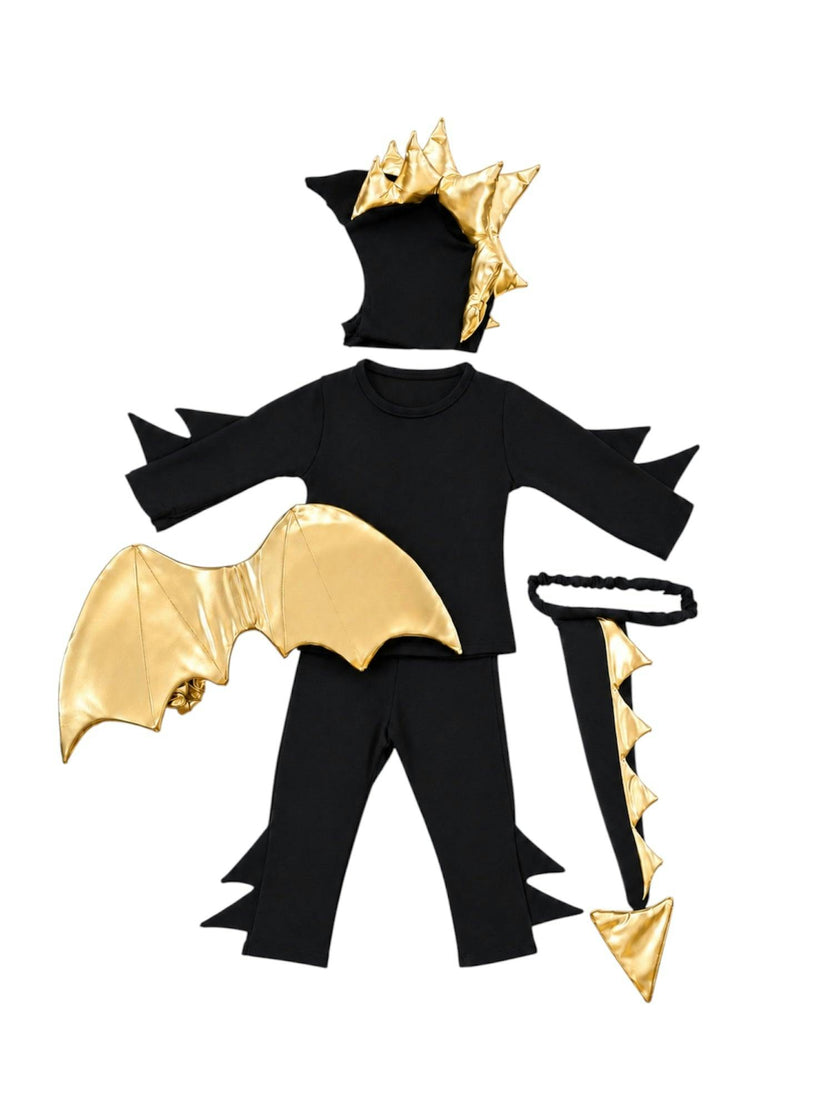 Golden Night Dragon Pajama Costume