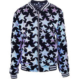 Starry Night Velvet Bomber