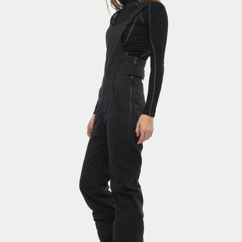 Carson Bib Pant Black