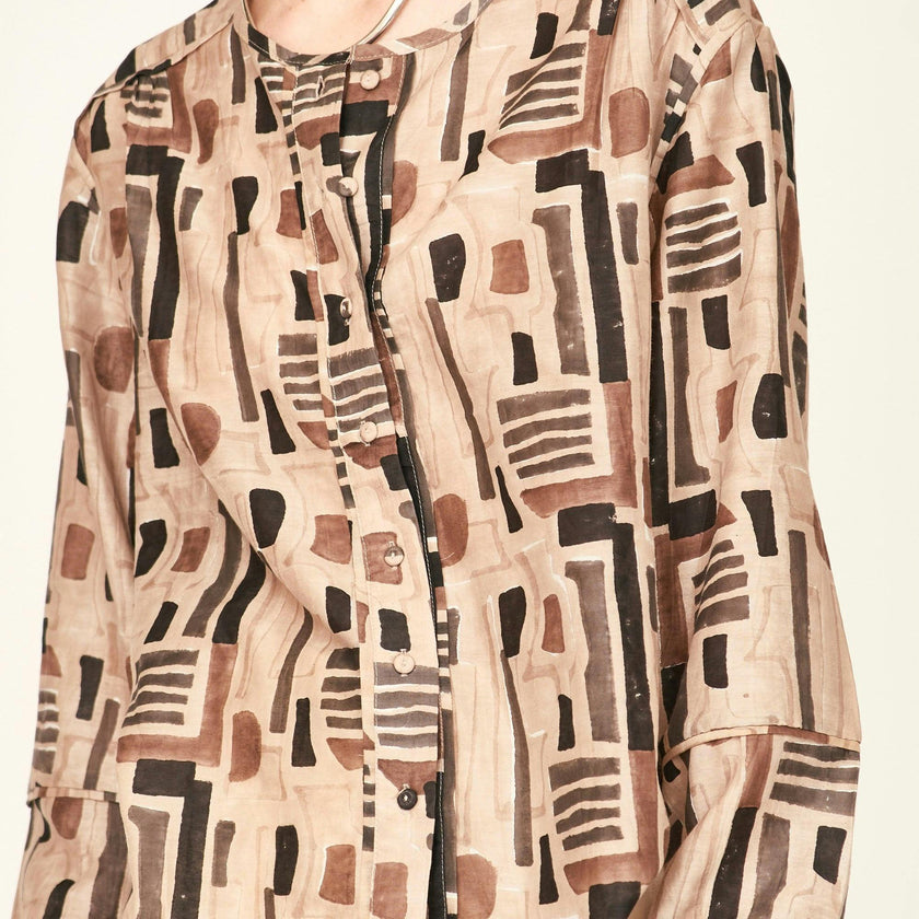 Dakota Blouse, Brown