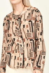 Dakota Blouse, Brown