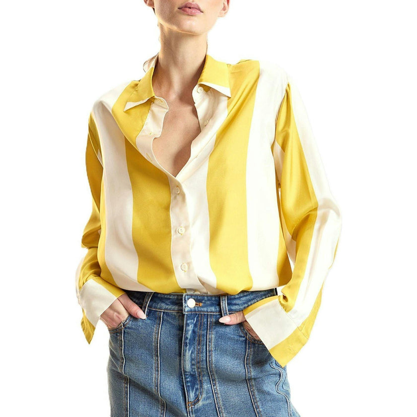Collectible Stripe Silk Shirt