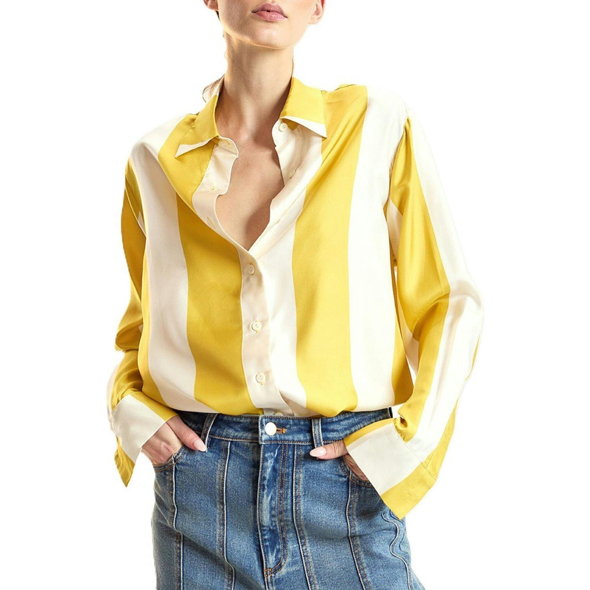Collectible Stripe Silk Shirt