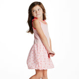 Girls Bubble Dress | Watermelon Rainbow Print