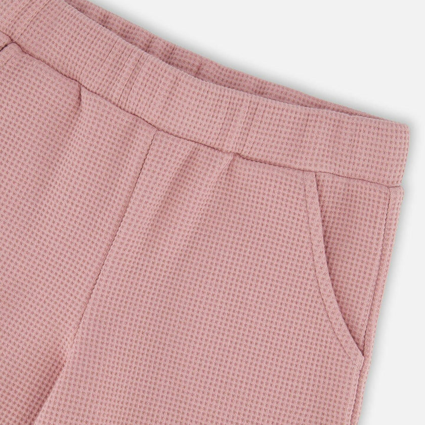 Waffle Flare Leg Pants