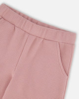 Waffle Flare Leg Pants