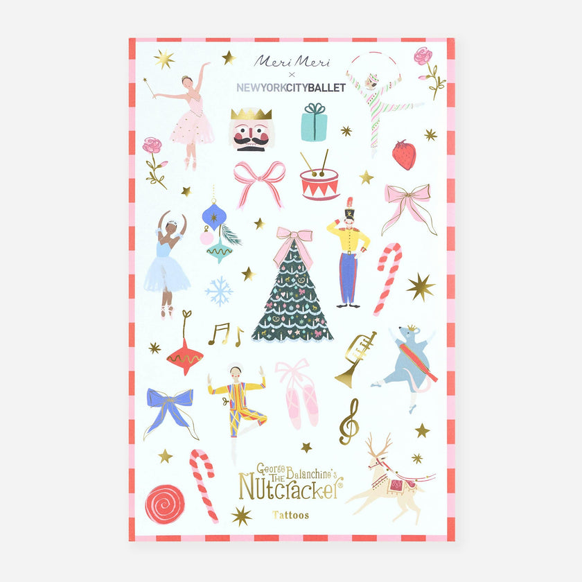 Meri Meri x New York City Ballet Temporary Tattoos
