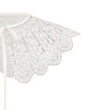 White Lace Ribbon Stole