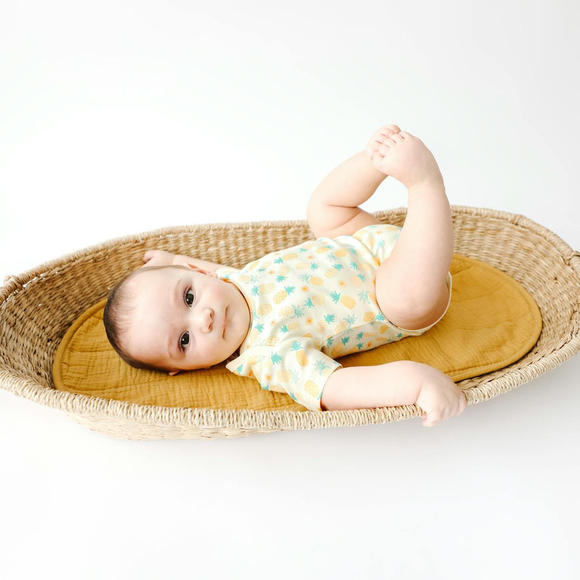 Pineapple Print Onesie