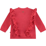 Side Ruffled Sweatshirt