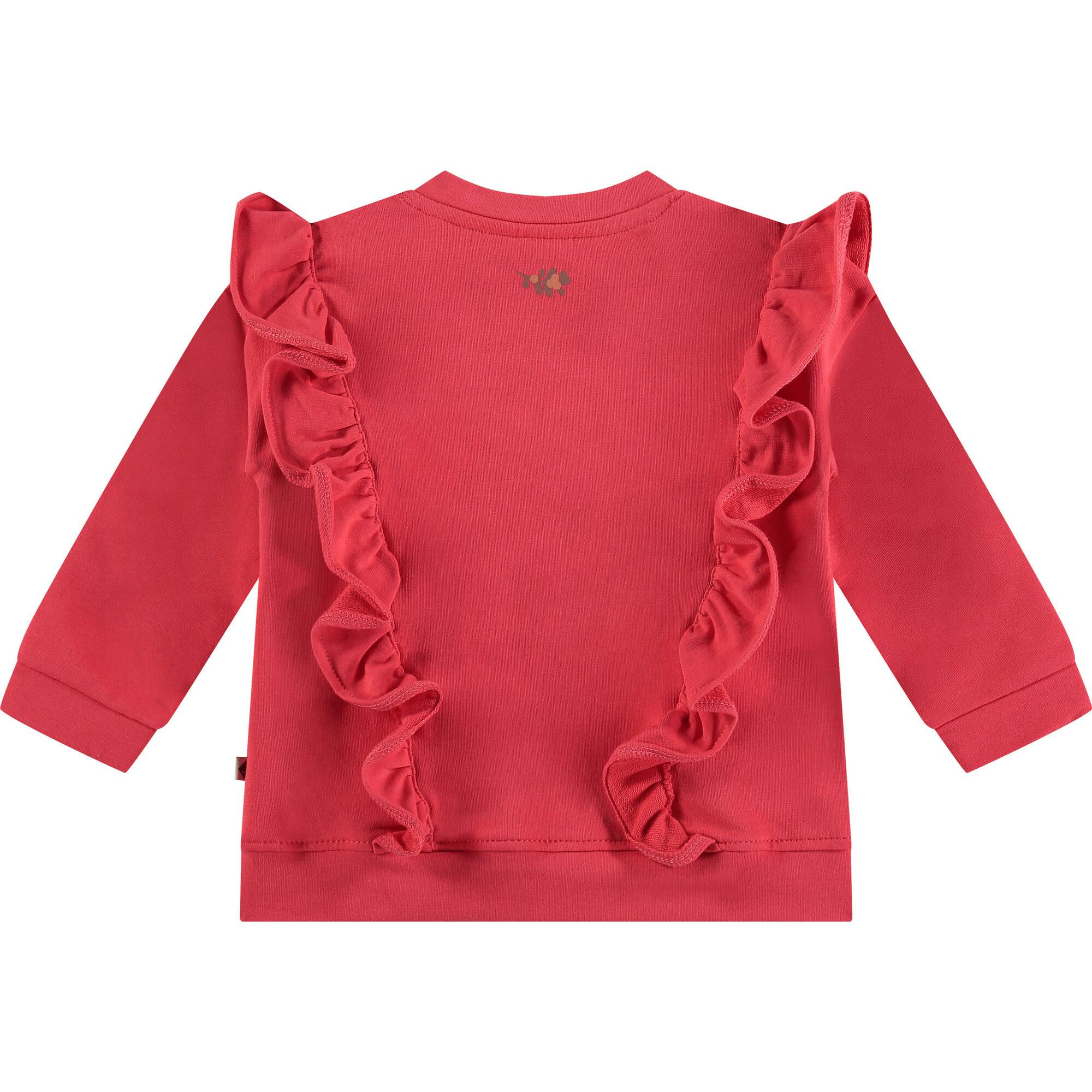 Side Ruffled Sweatshirt
