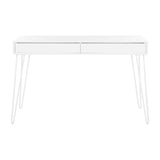 Cade Mid-Century Retro Two-Drawer Desk