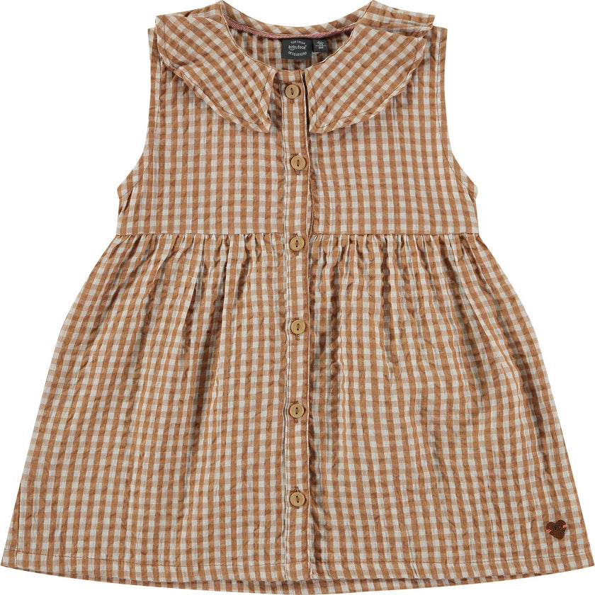 Gingham Sleeveless Dress