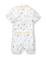 Baby's Twill Summer Romper in Birthday Wishes