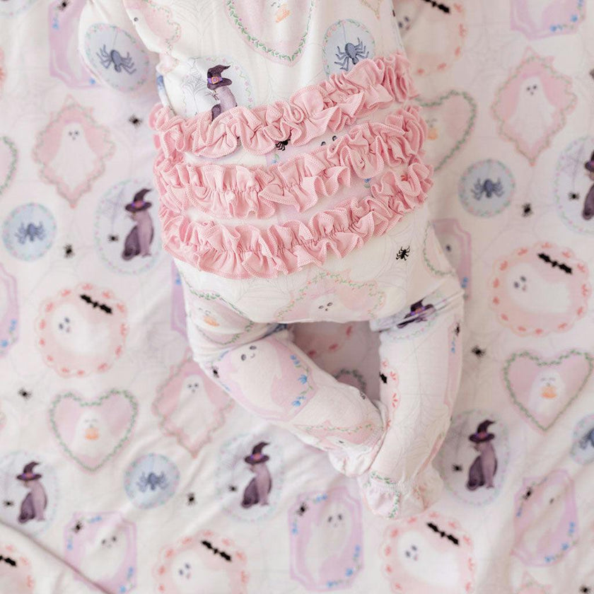 Posh Spooks Footie Scallop Collar One Piece