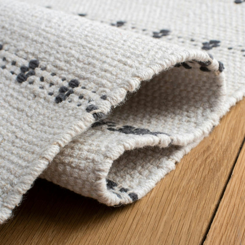 Montauk Dottie Rug, Grey