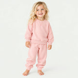 Sherpa Raglan Sweatshirt + Jogger Set