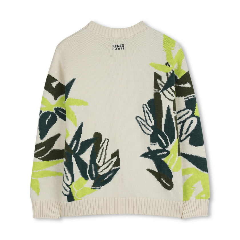 Beige Kenzo Patterned Cardigan